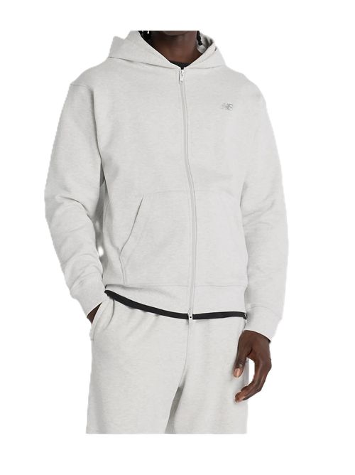 New Balance Athletics French Terry Full Zip felpa New Balance | MJ53506AHHASH HEATHER